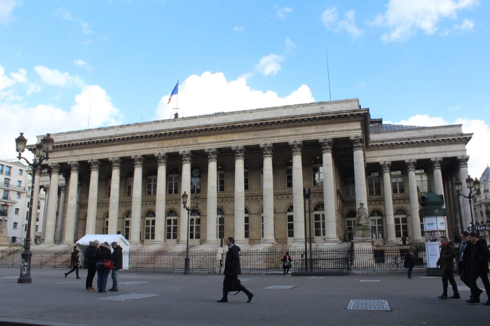 Illustrative photo of a modern office district in Paris, France