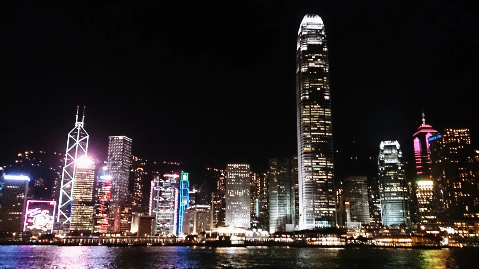 Financial district office towers in Central, Hong Kong