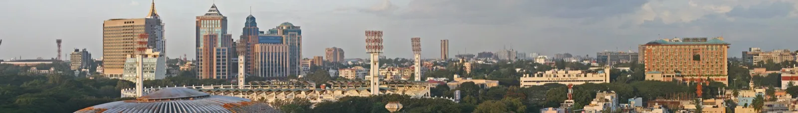 Waterfront office buildings in Chennai, India
