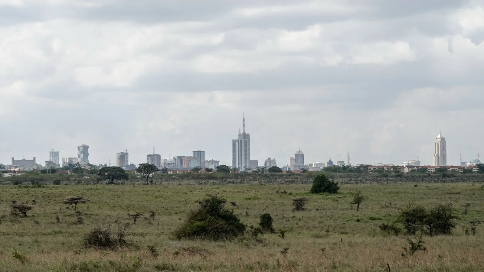 Nairobi Skyline Savannah Kenya May19