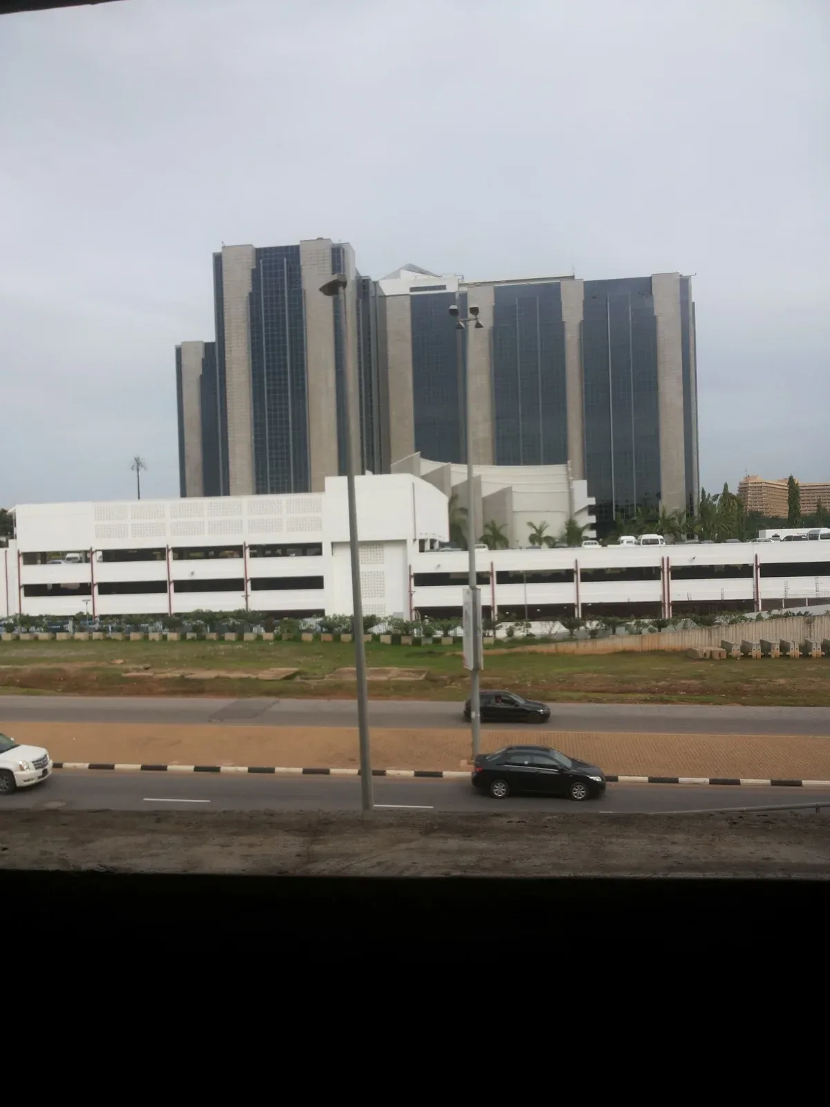 A digital ticker board displaying share price data on the trading floor of the Nigerian Exchange in Lagos, Nigeria
