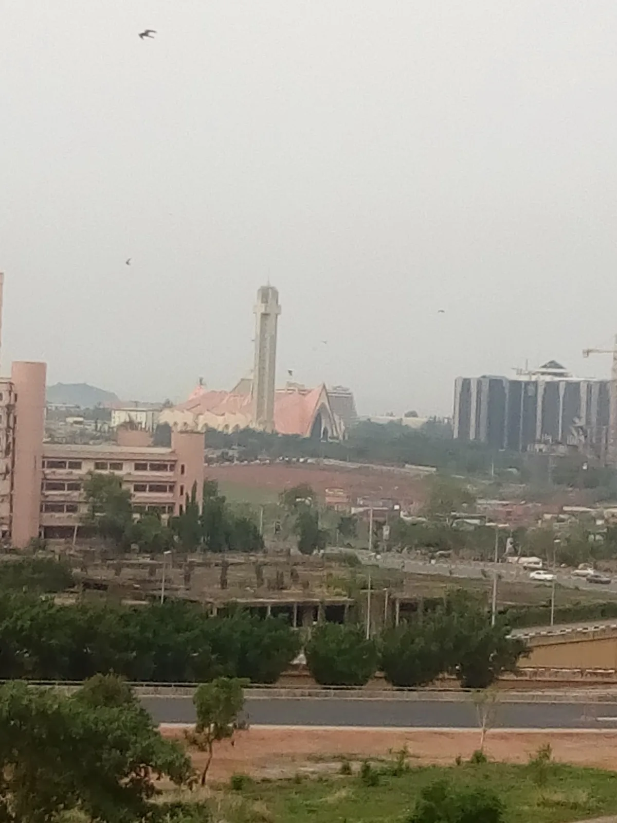 Industrial waterfront at Port Harcourt in southern Nigeria