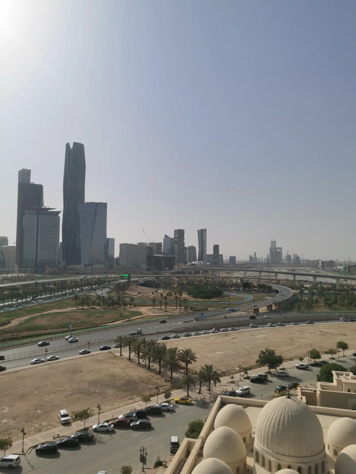 ACWA Power logo displayed on a building in Riyadh, Saudi Arabia