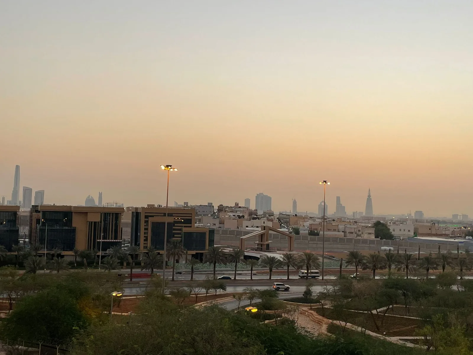 Office towers in the business district of Riyadh, Saudi Arabia