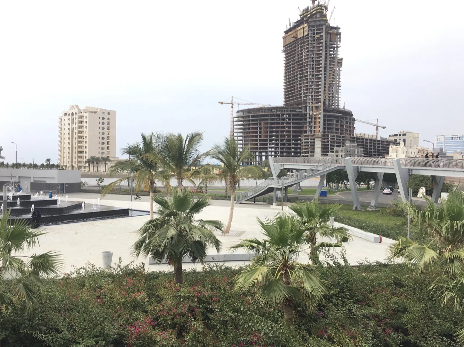 Lamar Towers on the Jeddah skyline, Saudi Arabia