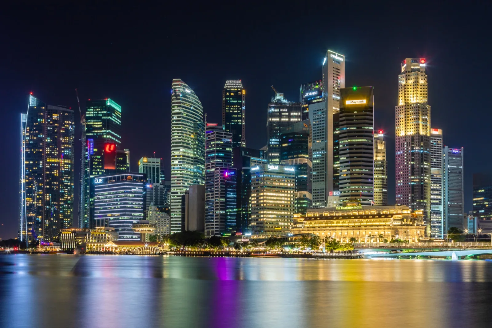 Shophouses and office buildings in Singapore